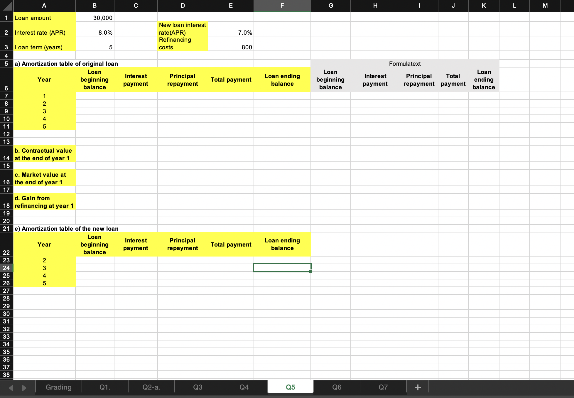 PLEASE I NEED HELP ASAP WITH THE FORMULAS TO