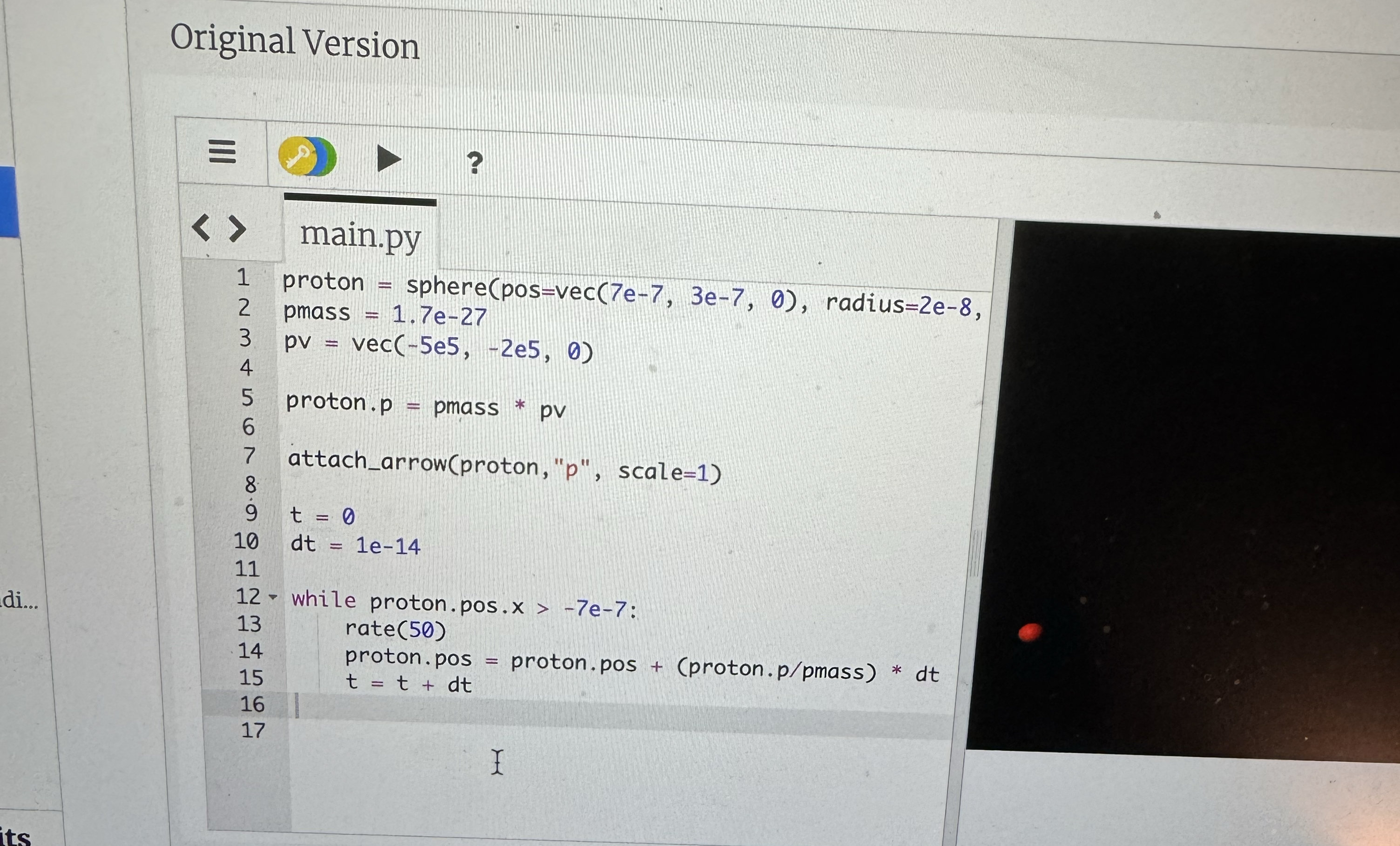 Assignment: Scaling an arrow using the program