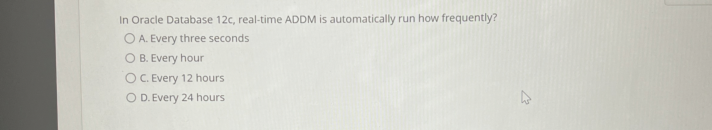 In Oracle Database 1 2 c , real - time ADDM is