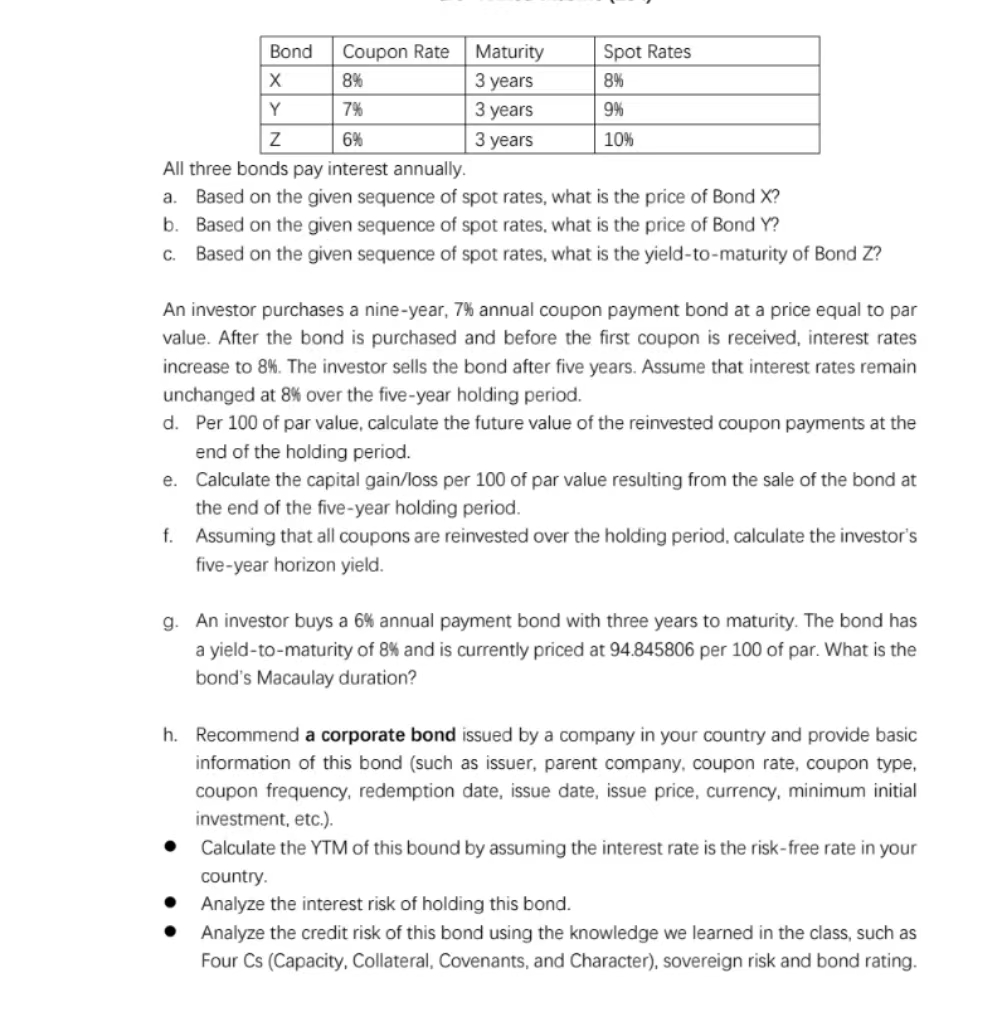 b. C. E-E-_ -___ -m_ All three bonds pay interest