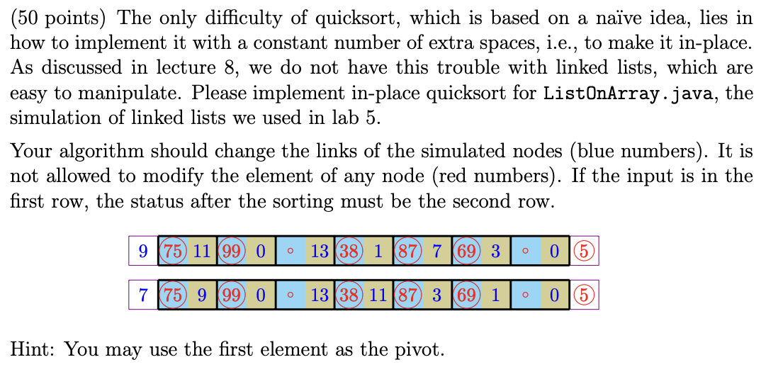 import java.util.Arrays; import