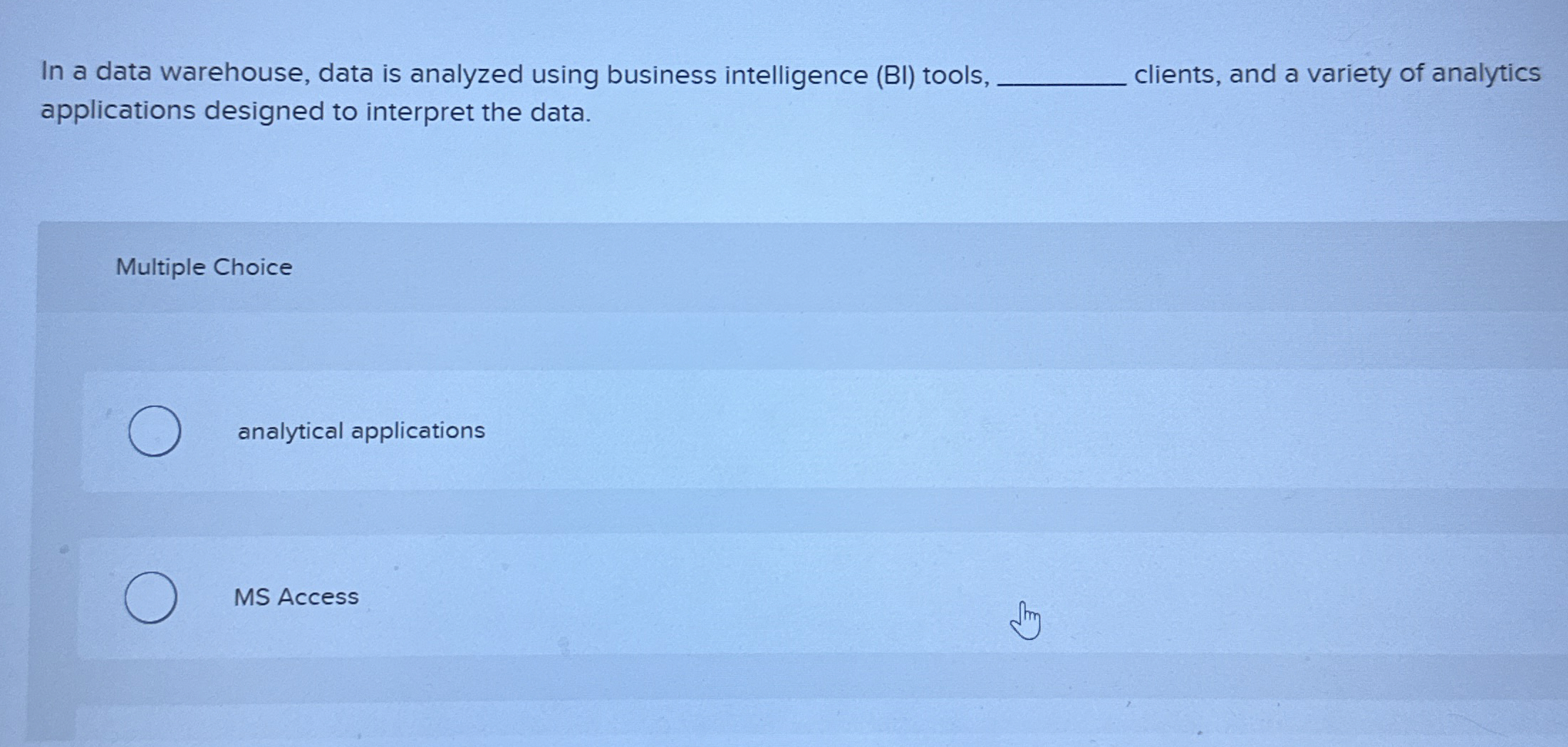 Using a Database Management System ( DBMS )