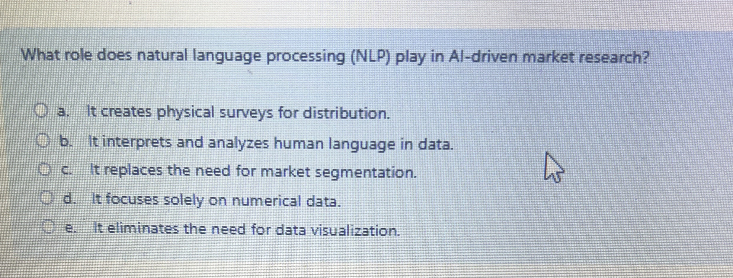 What role does natural language processing ( NLP
