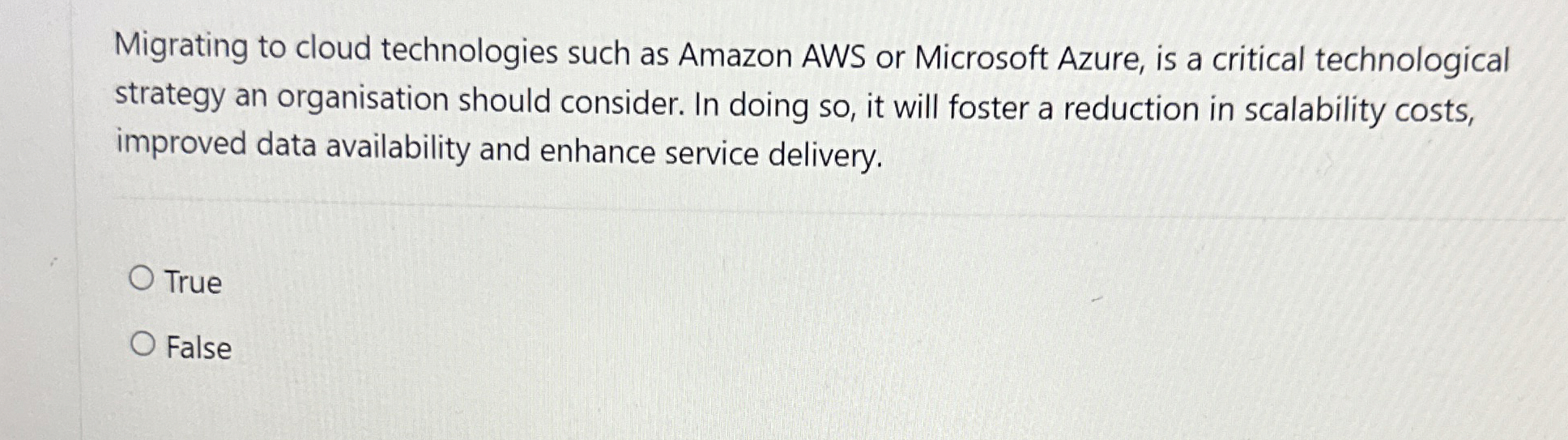 Migrating to cloud technologies such as Amazon