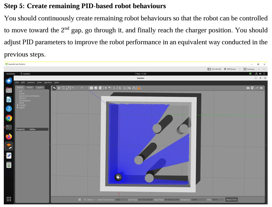 Step 5 : Create remaining PID - based robot