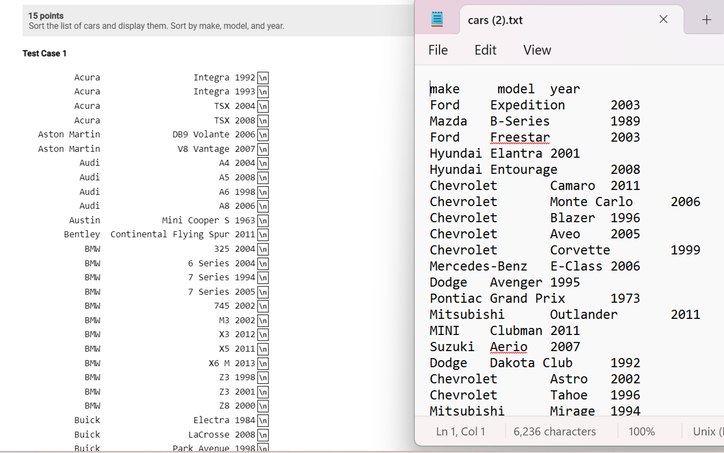 In JAVA. We need to utilize one of these for our