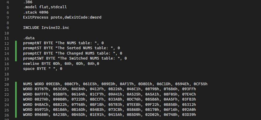 When using WriteHex to print out values, there is