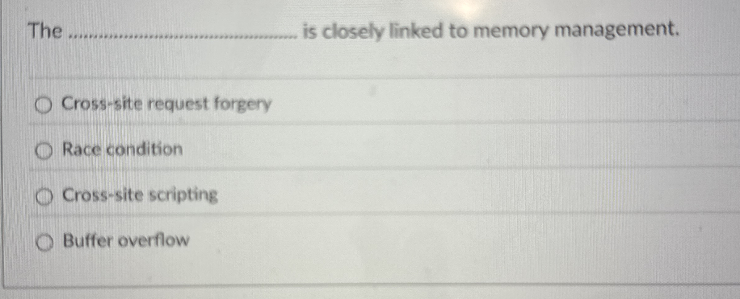 The q , is closely linked to memory management.