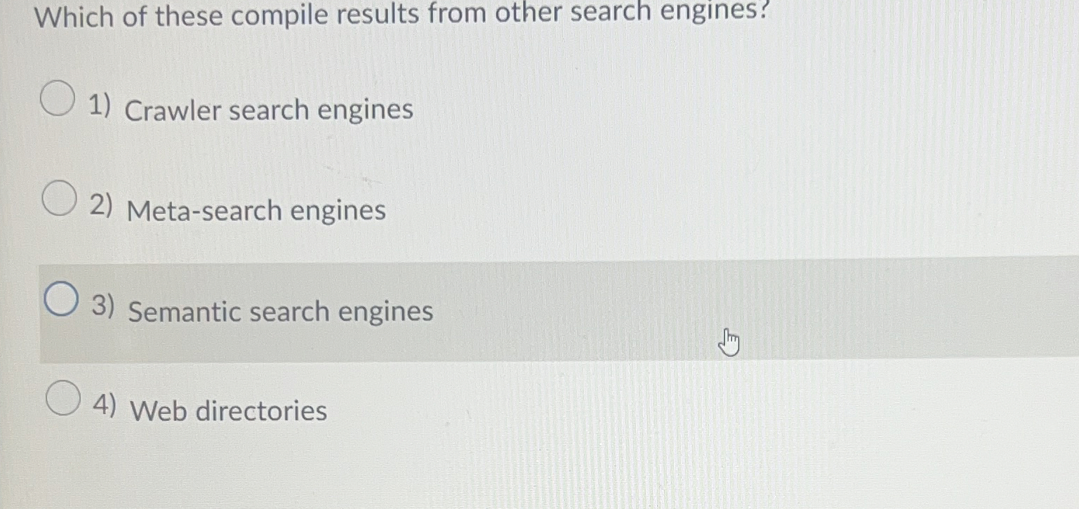 Which of these compile results from other search