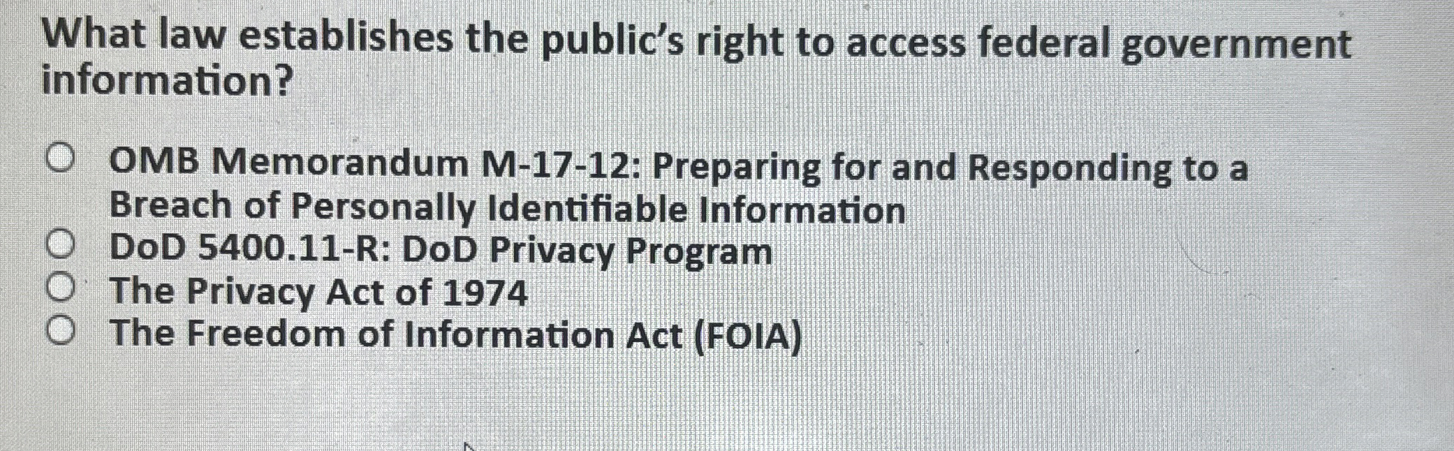 What law establishes the public's right to access