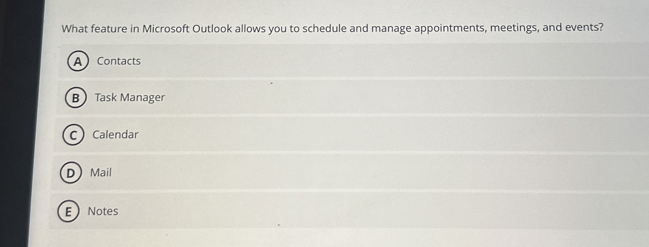 What feature in Microsoft Outlook allows you to