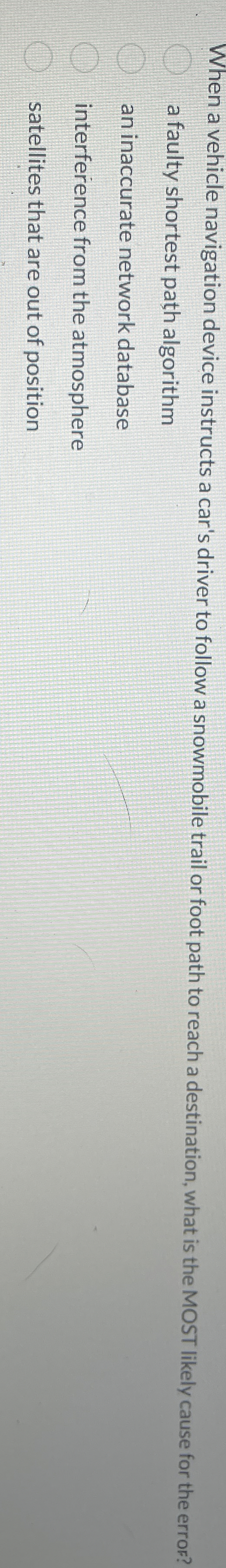 When a vehicle navigation device instructs a