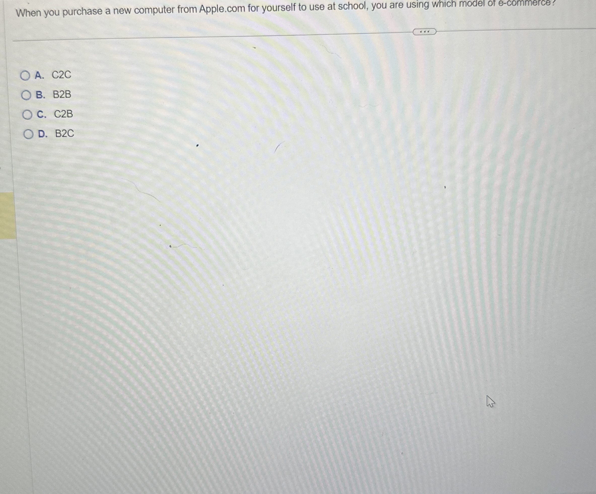 When you purchase a new computer from Apple.com