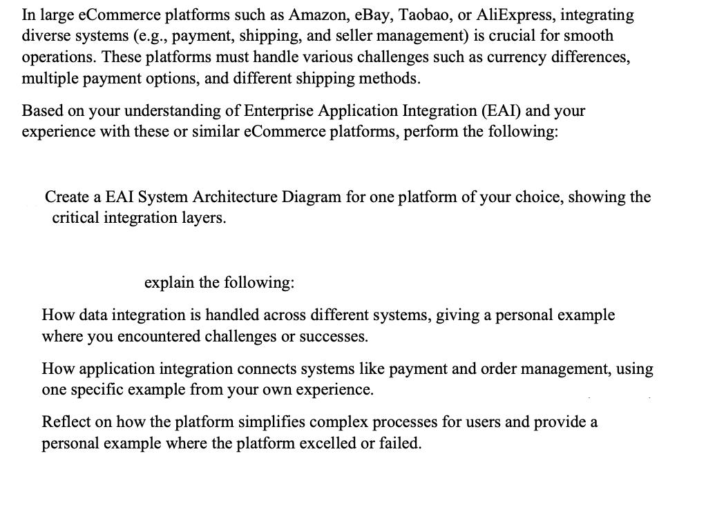 In large eCommerce platforms such as Amazon,