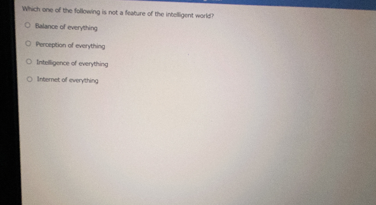 Which one of the following is not a feature of