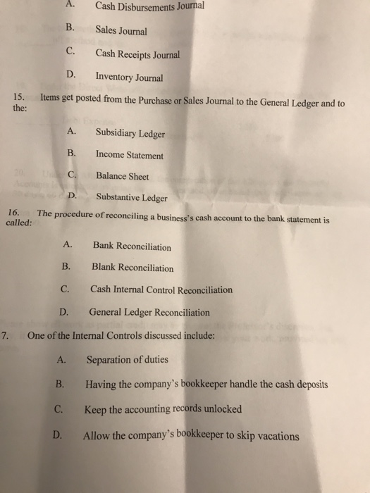 How is working capital calculated? a. current
