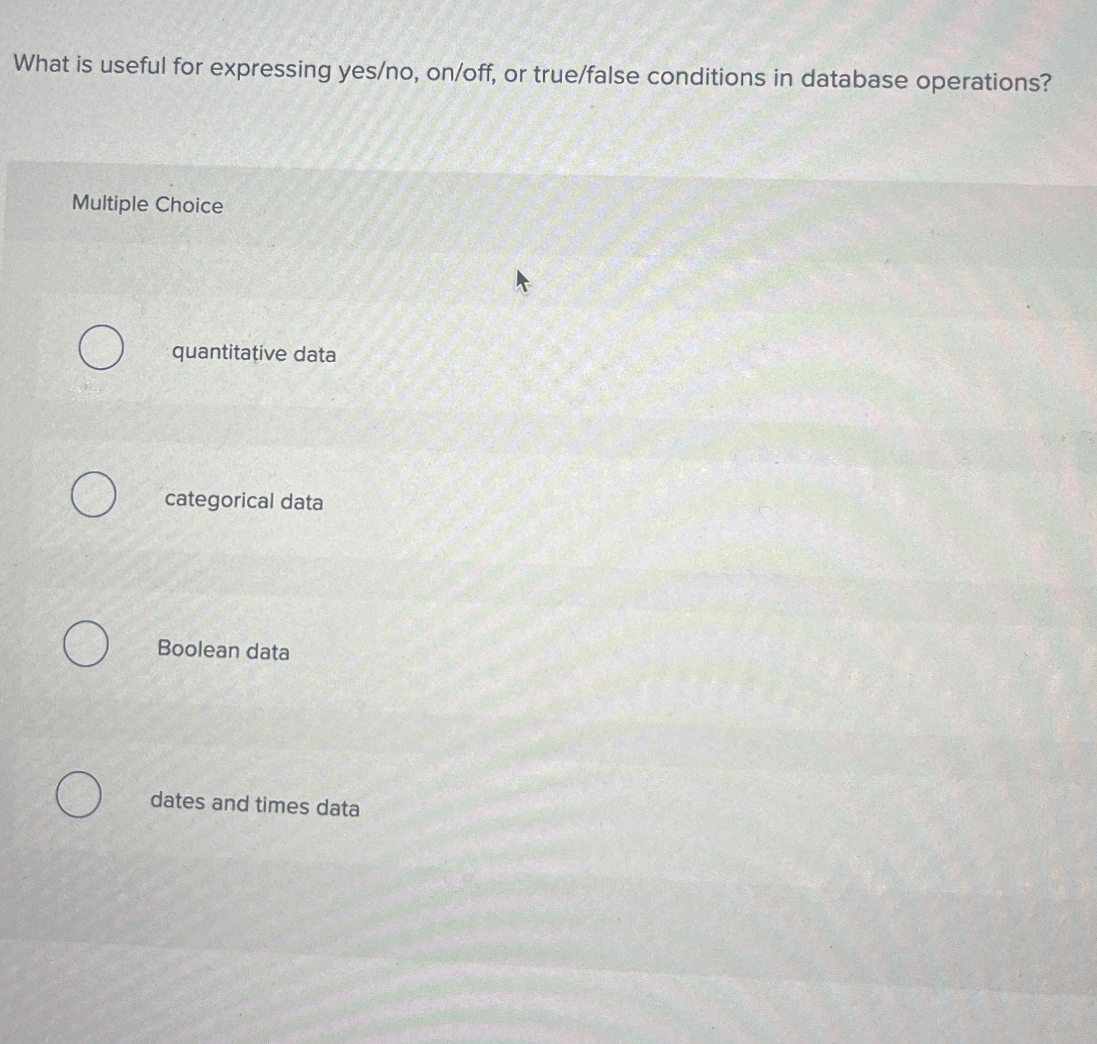 What is useful for expressing yes / no , on / off