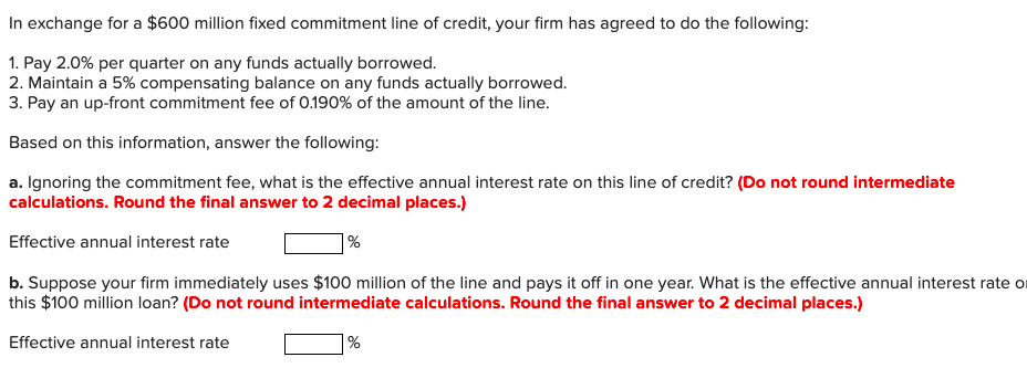 question help In exchange for a $600 million xed