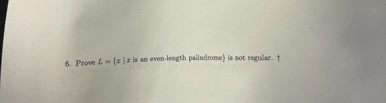 Prove is an even - length palindrome