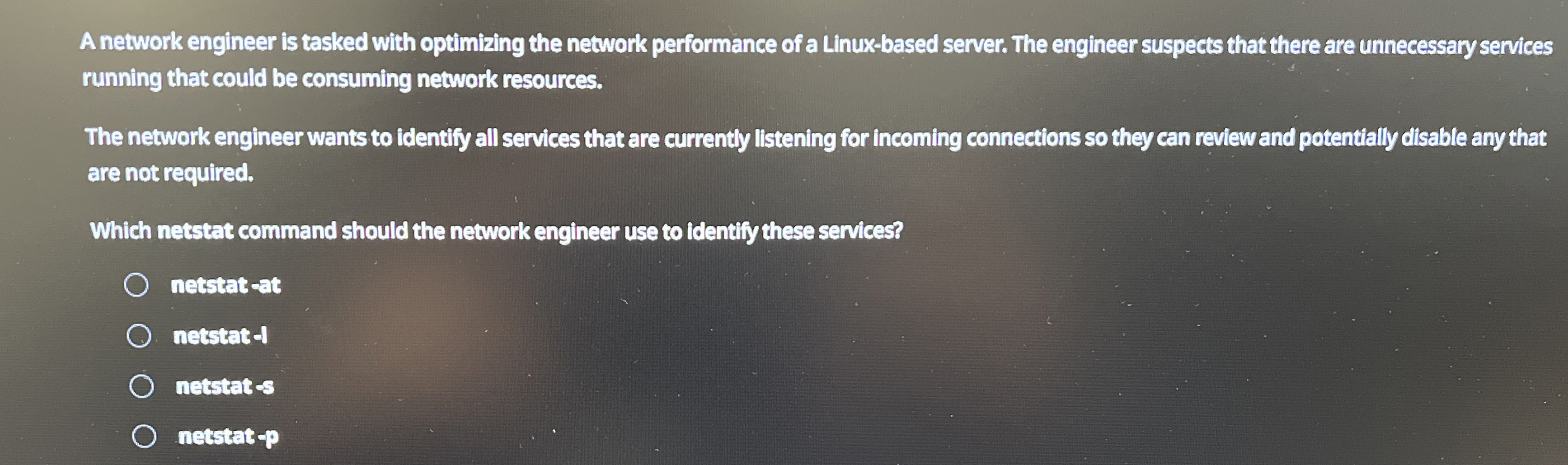 A network engineer is tasked with optimizing the