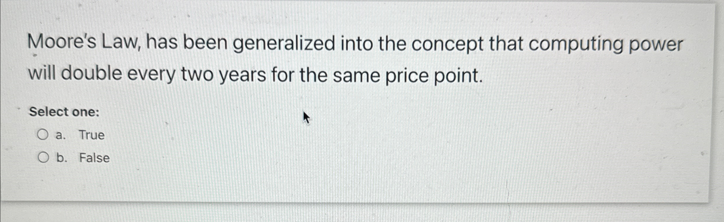 Moore's Law, has been generalized into the