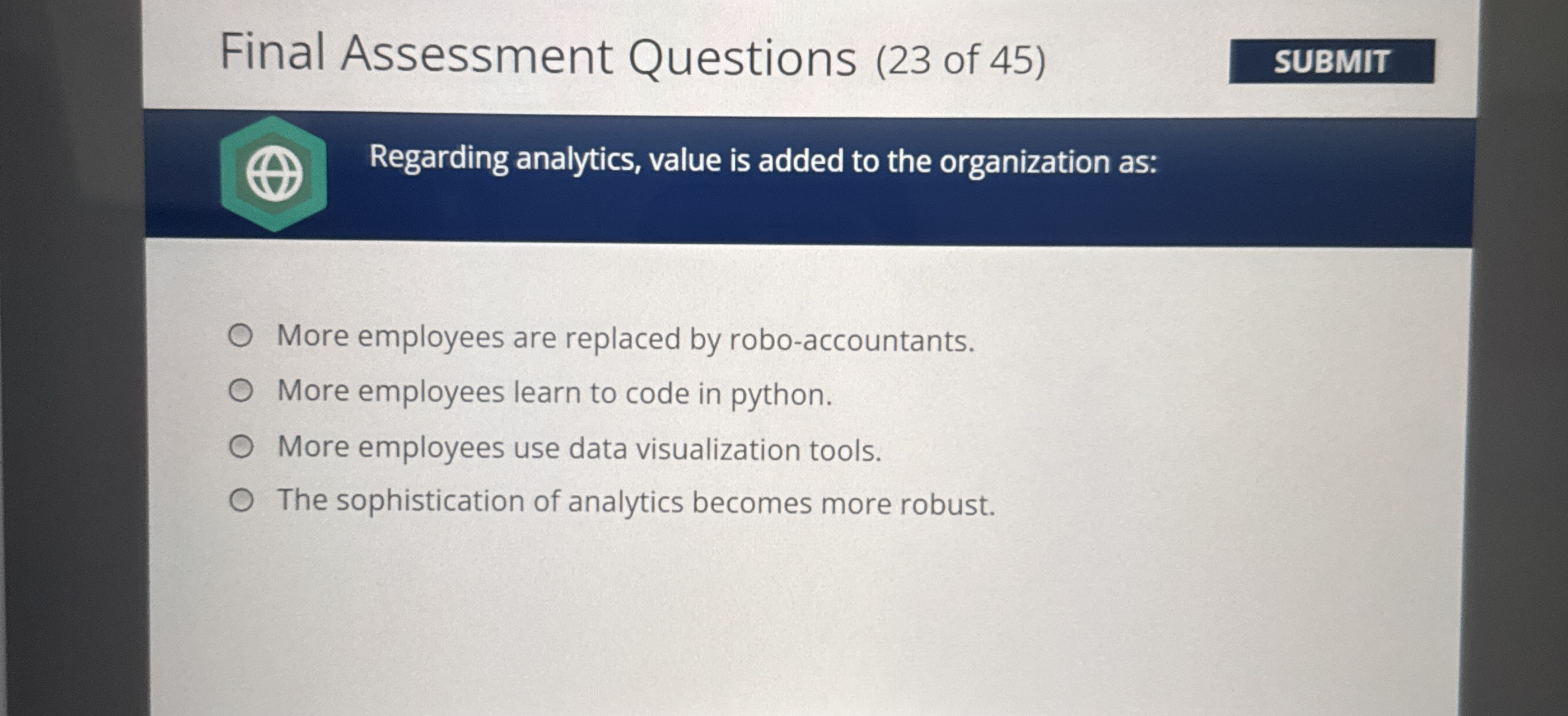 More employees are replaced by robo -