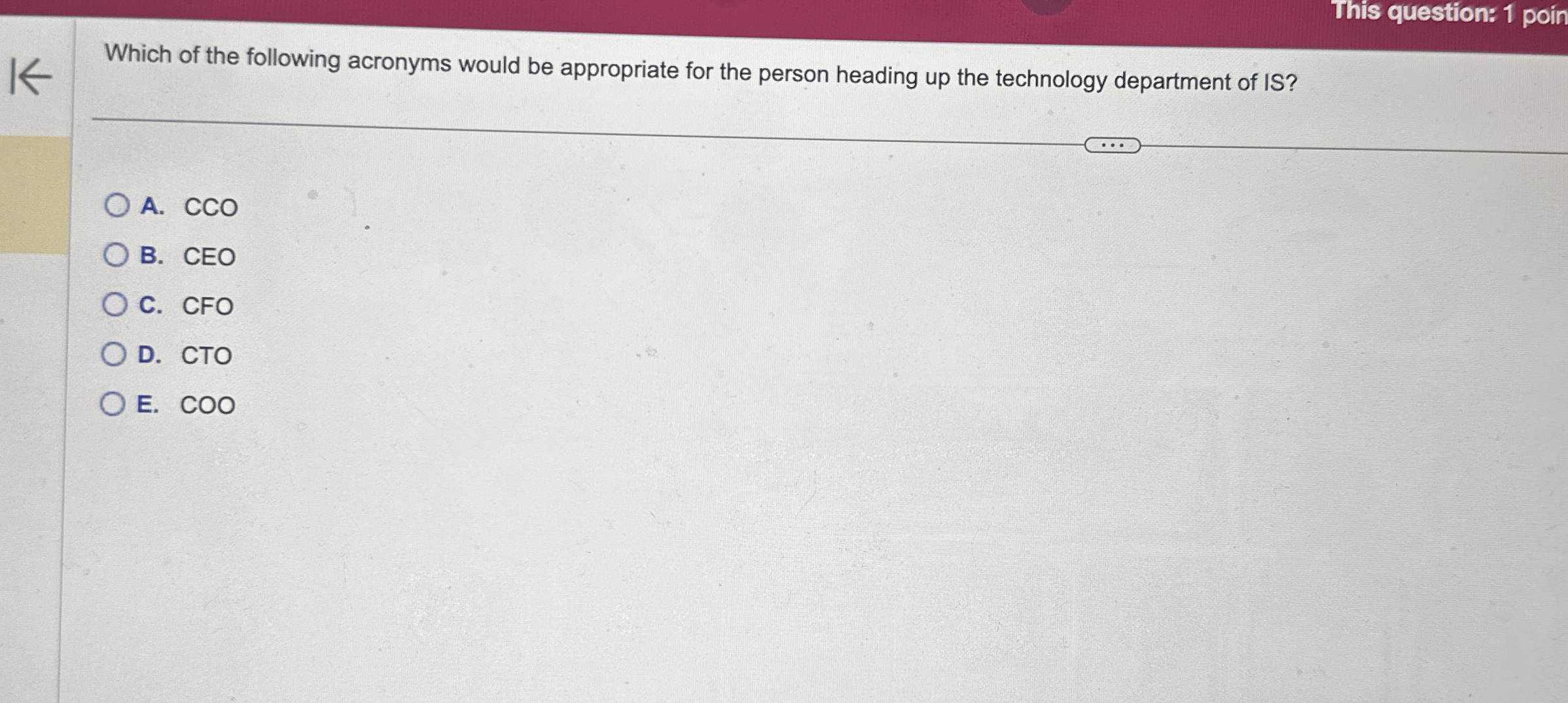 This question: 1 poin Which of the following