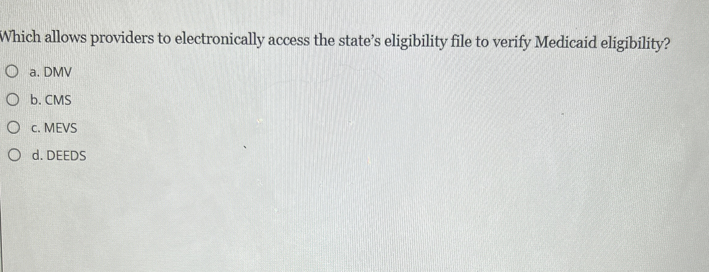 Which allows providers to electronically access