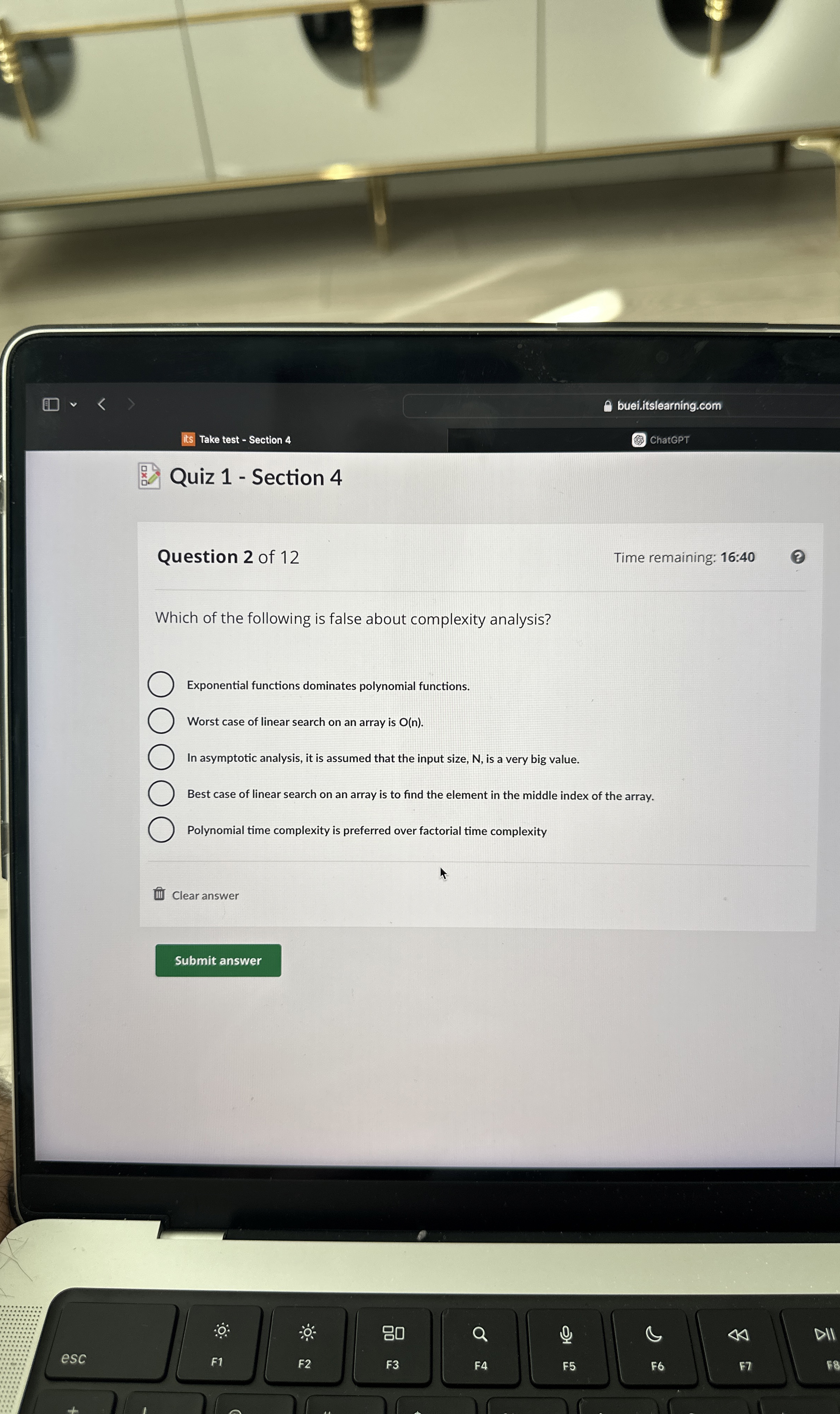 Question 2 of 1 2 Which of the following is false