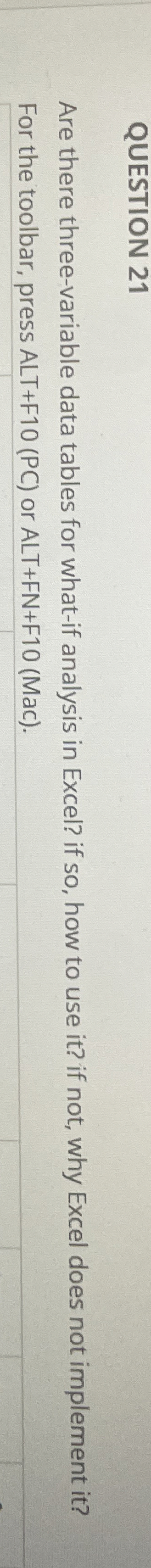 QUESTION 2 1 Are there three - variable data