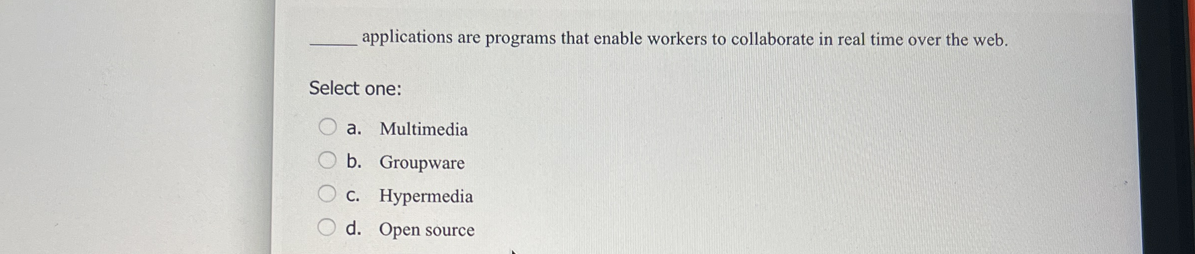 q , applications are programs that enable workers