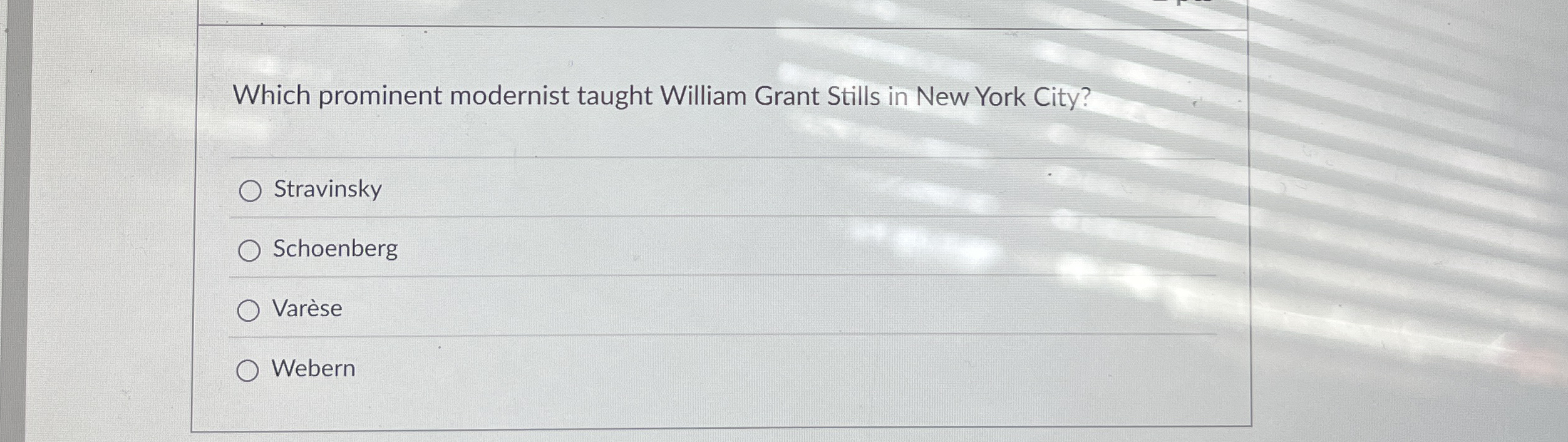 Which prominent modernist taught William Grant