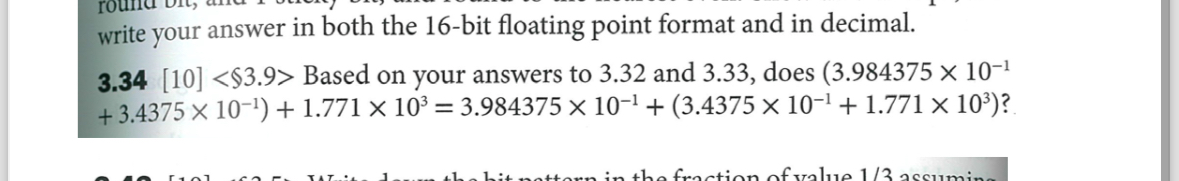 3 . 3 4 [ 1 0 ] < $ 3 . 9 > Based on your answers