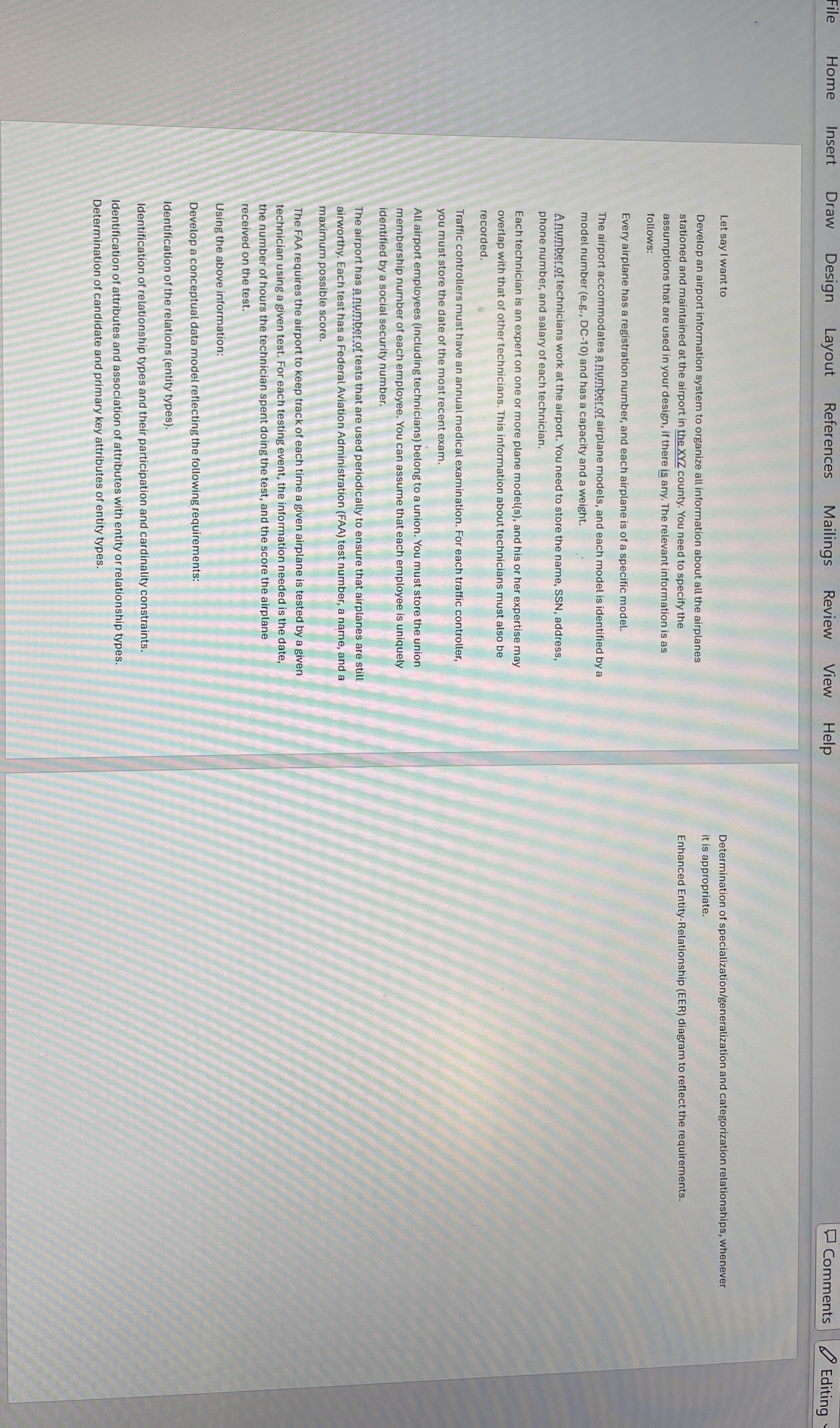 File Home Insert Draw Design Layout References