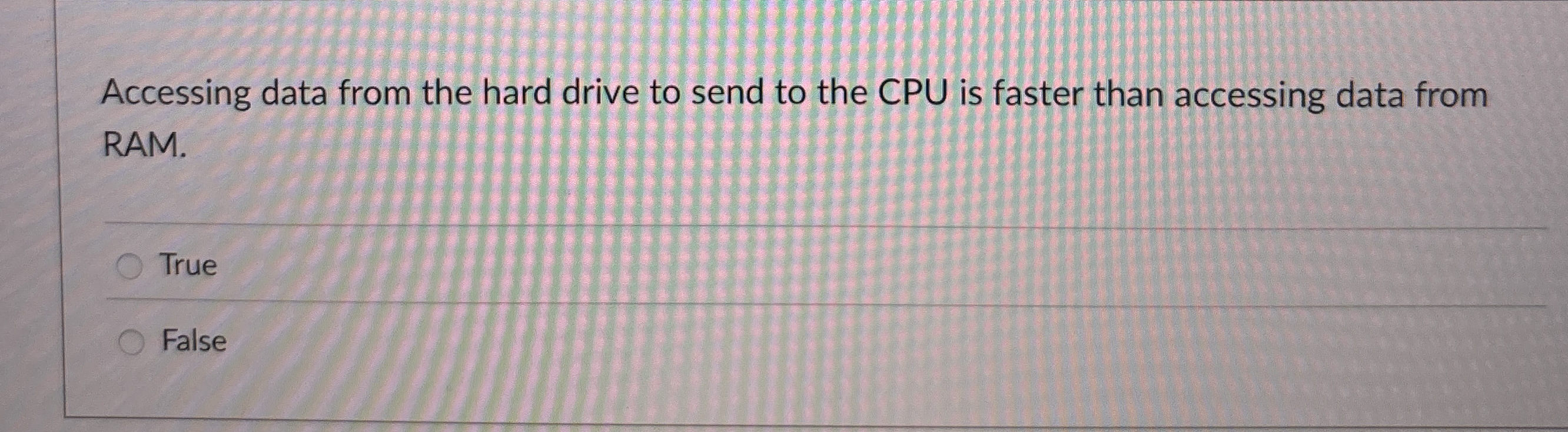 Accessing data from the hard drive to send to the