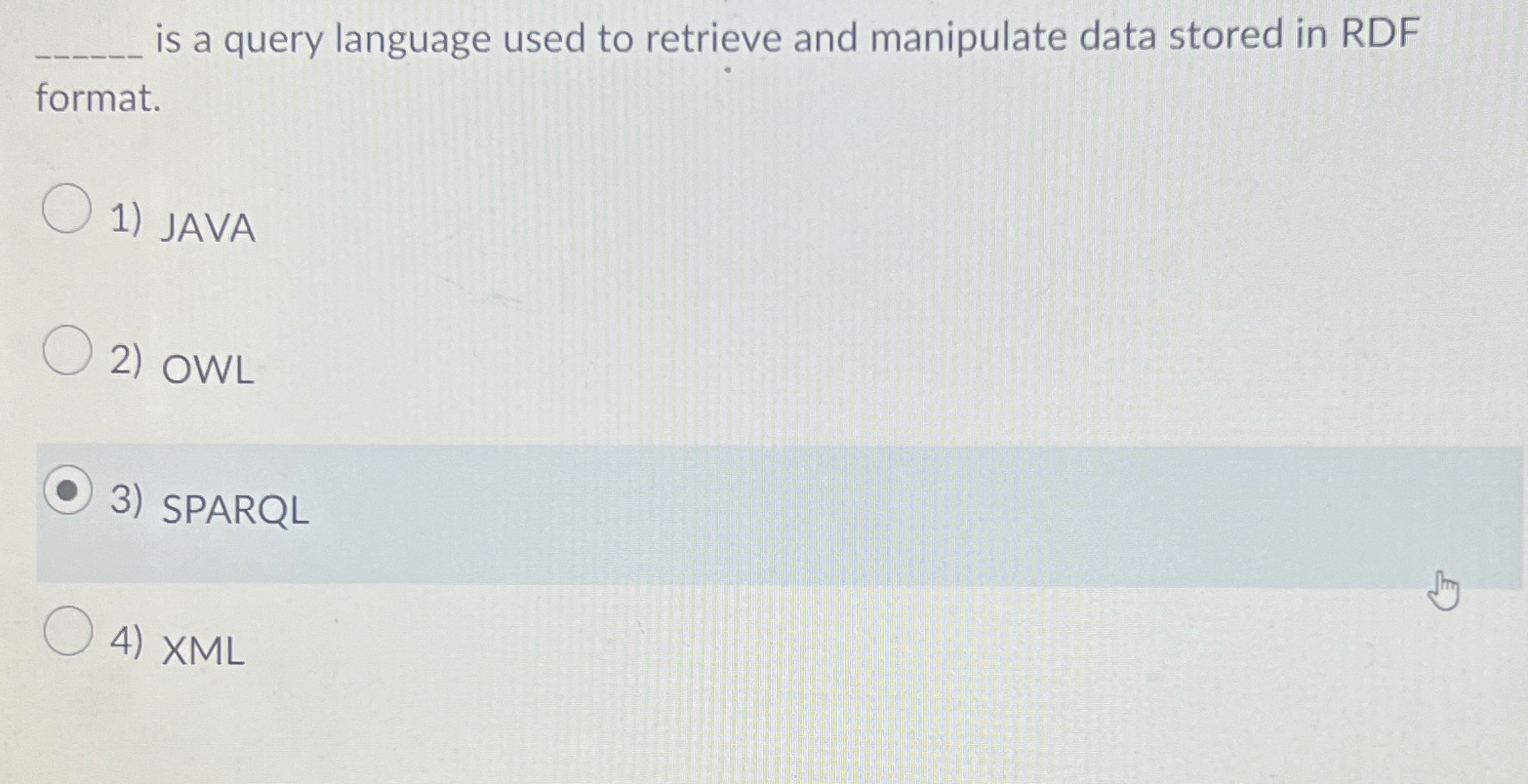 is a query language used to retrieve and