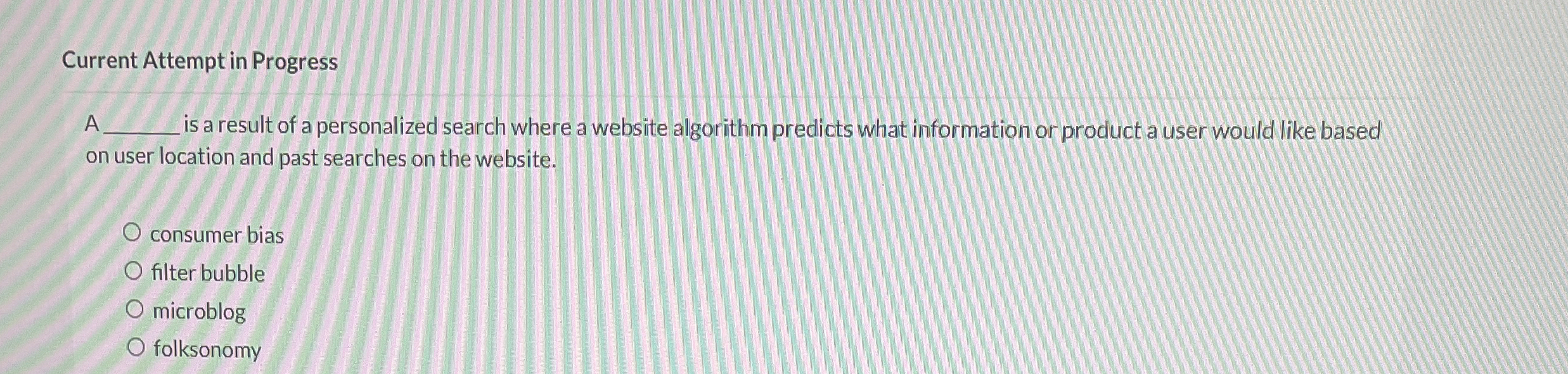 Current Attempt in Progress A 5 a result of a