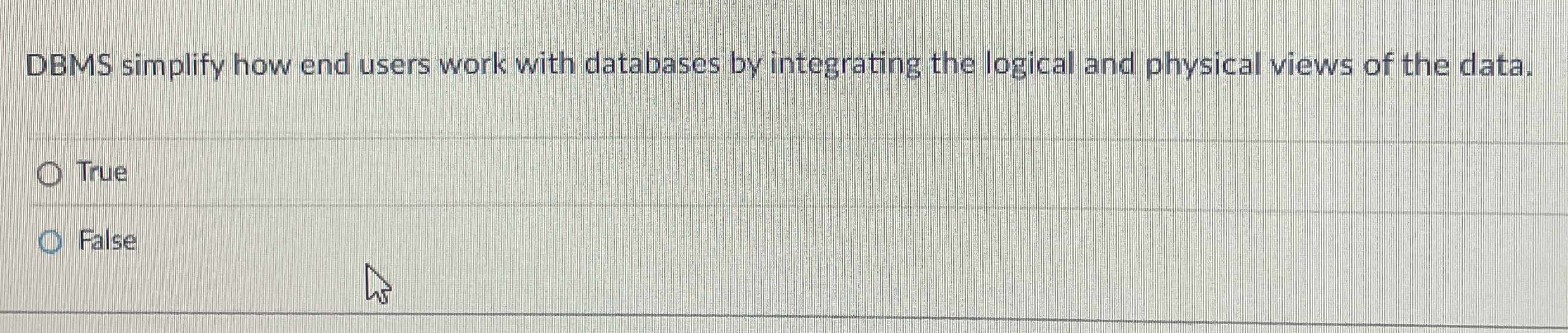 DBMS simplify how end users work with databases
