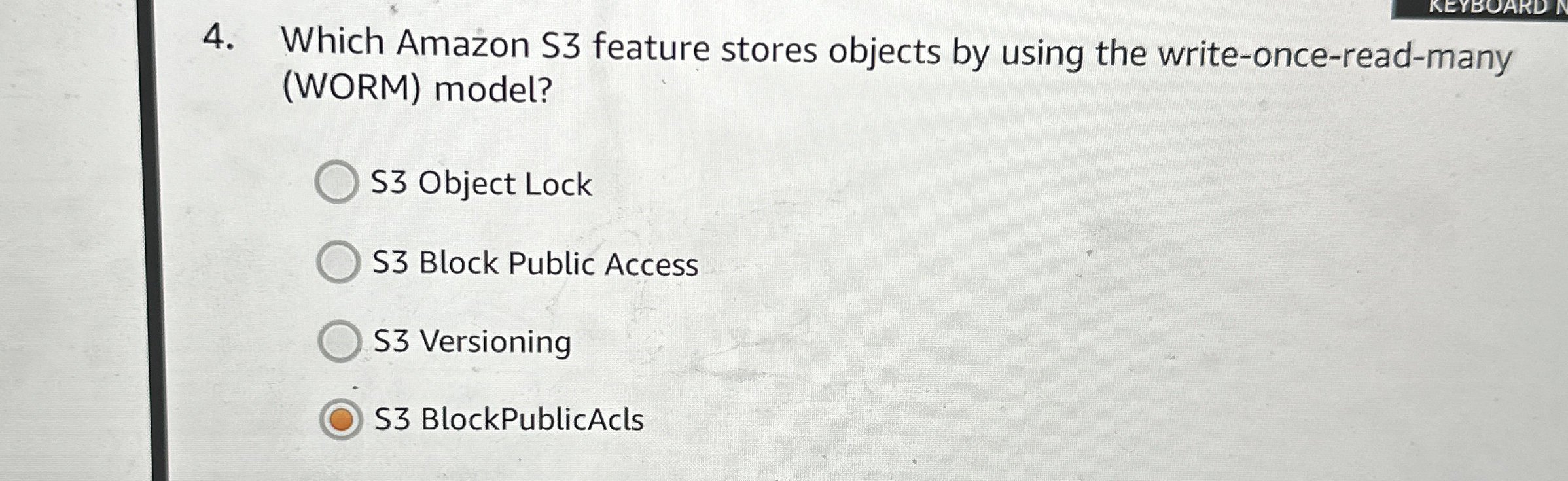 Which Ama on S 3 feature stores objects by using