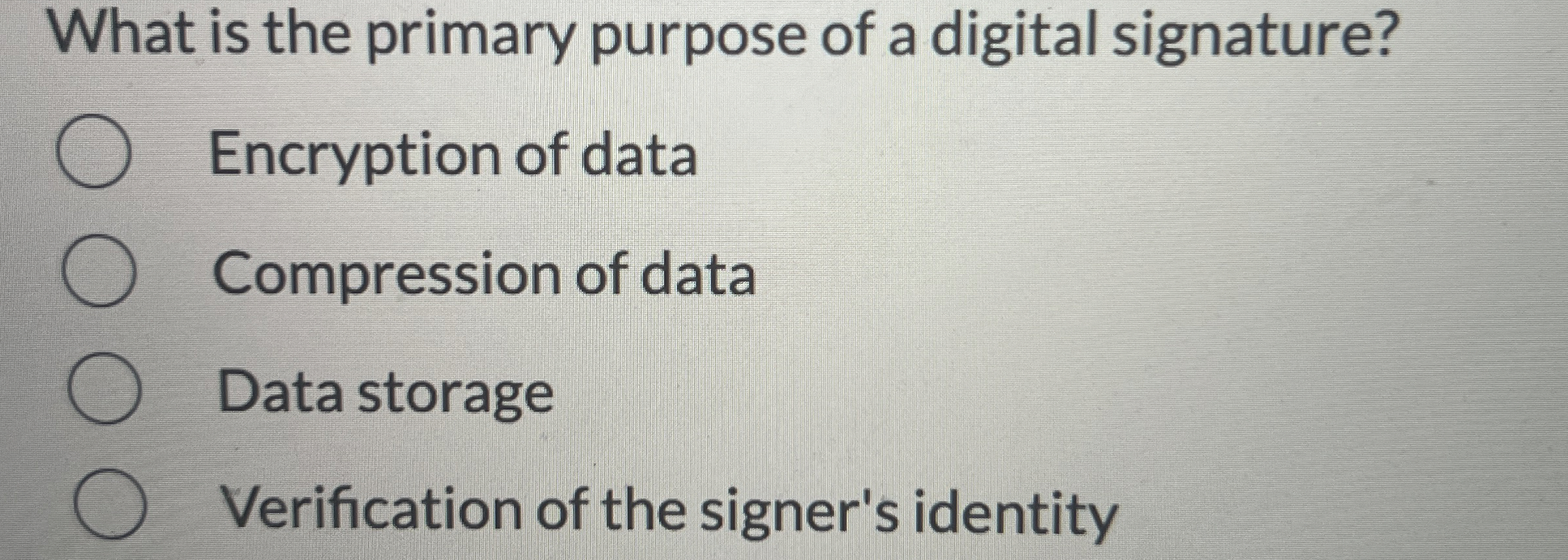 What is the primary purpose of a digital