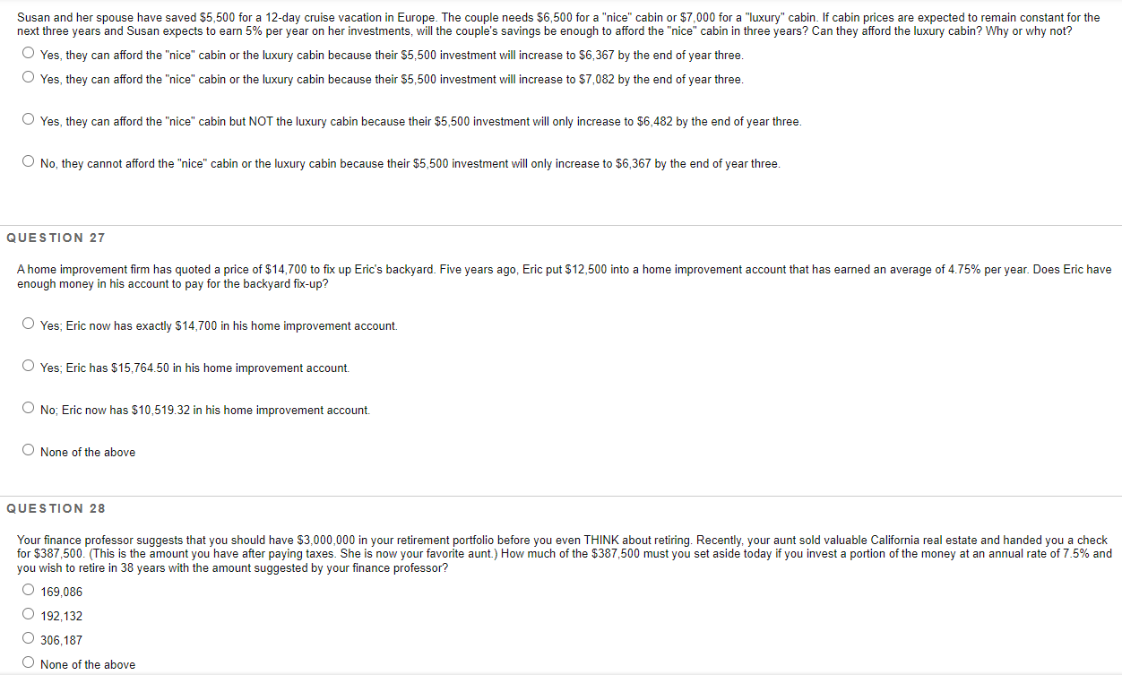 Susan and her spouse have saved $5500 for a