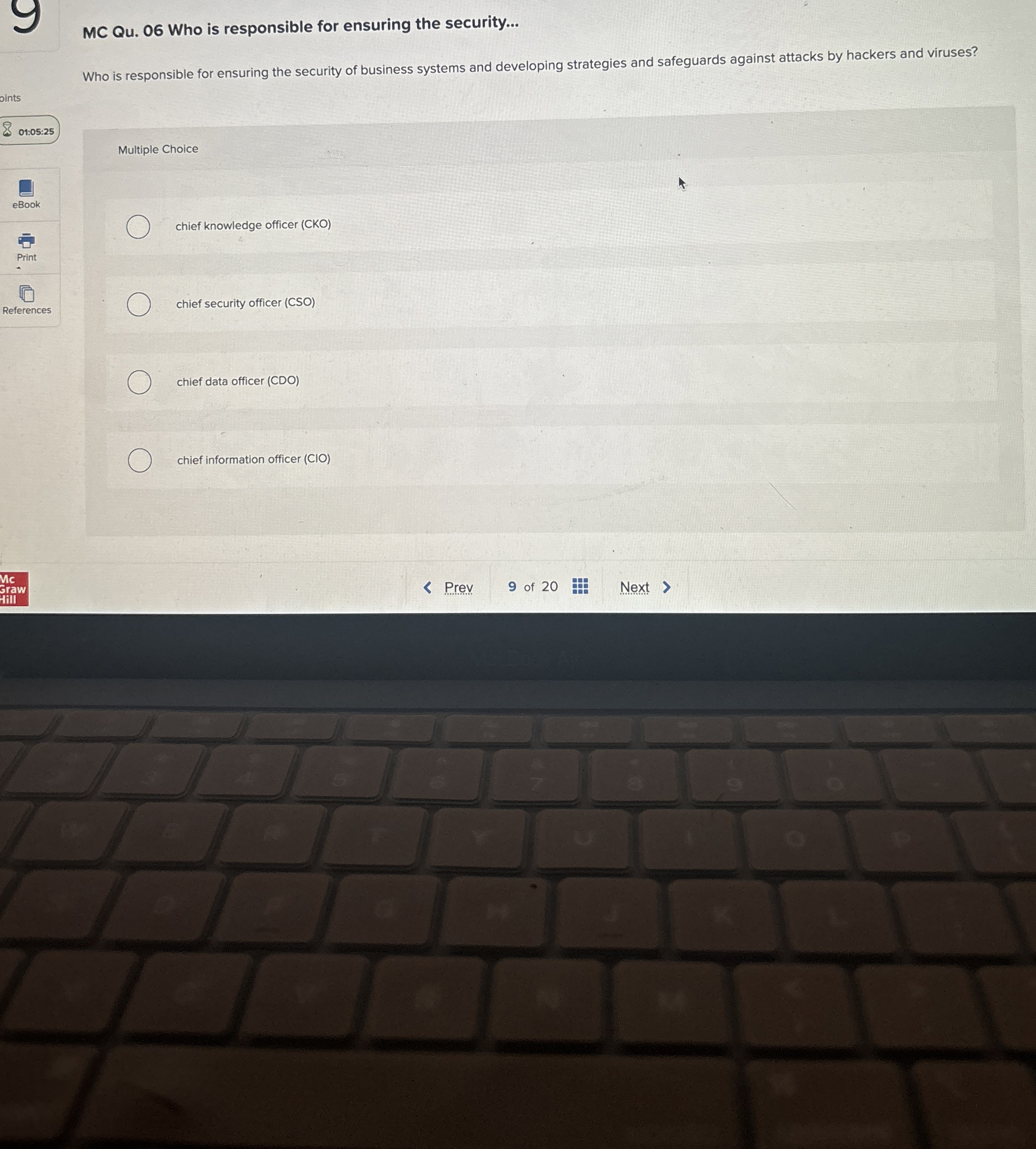 y MC Qu . 0 6 Who is responsible for ensuring the