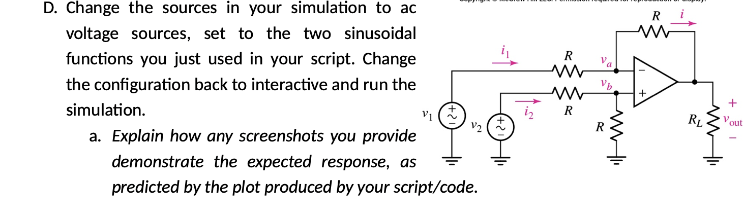 D . Change the sources in your simulation to ac