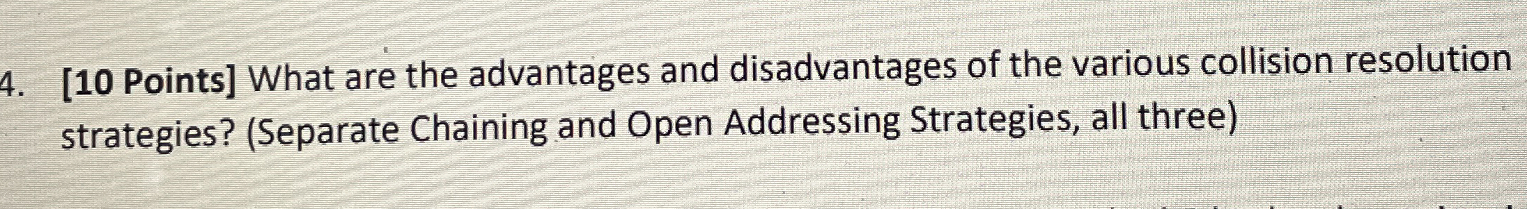 [ 1 0 Points ] What are the advantages and