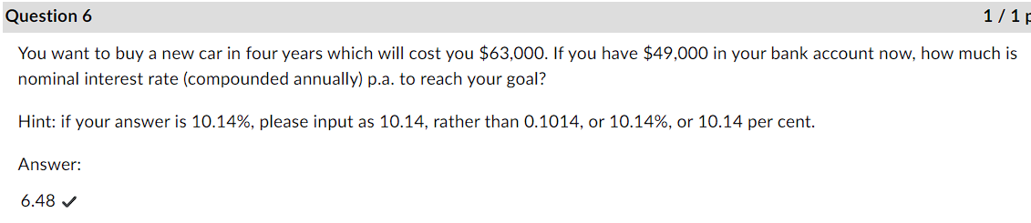 Question 2 0 l 1 point Asurplus unit is E\" A)