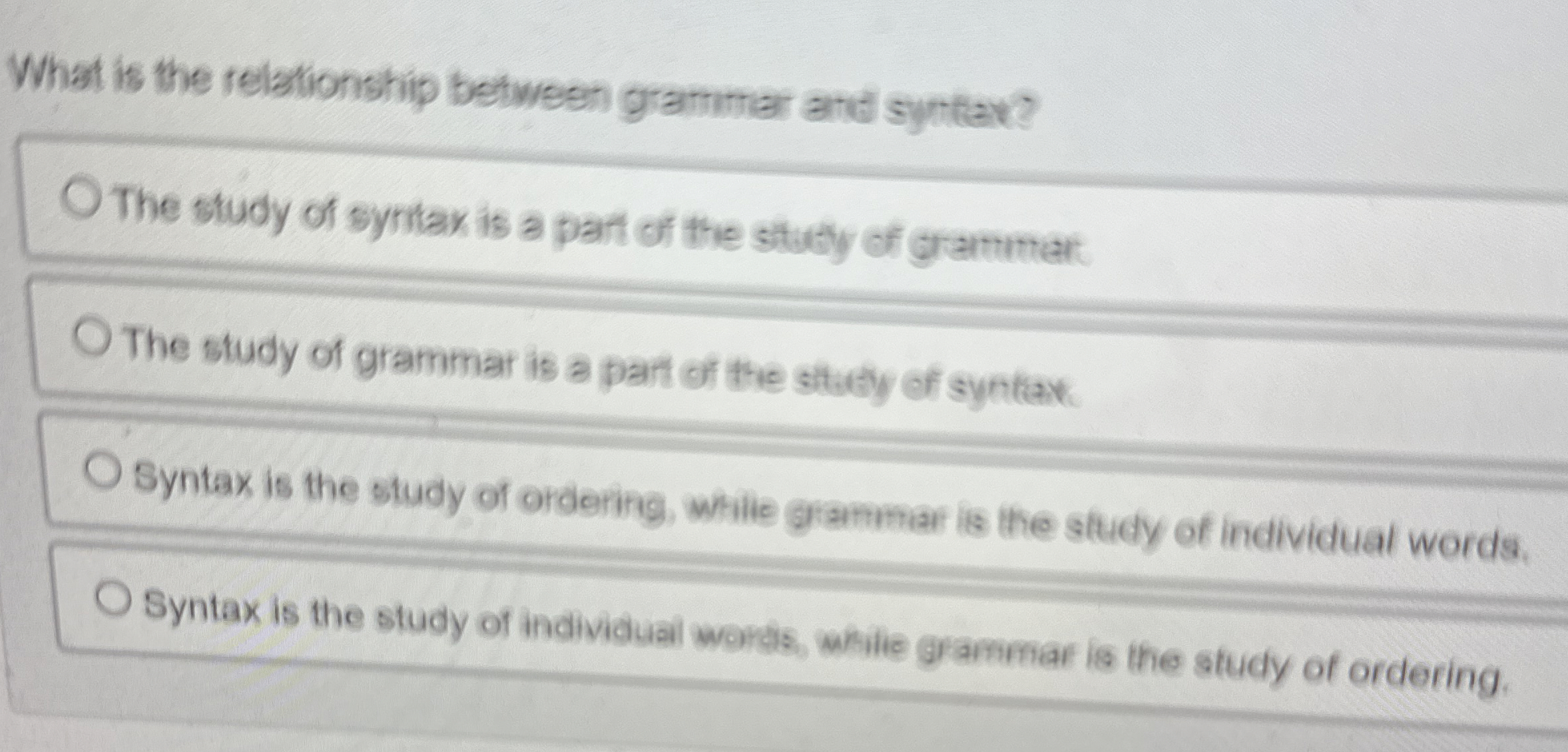 What is the relationship between grammar and