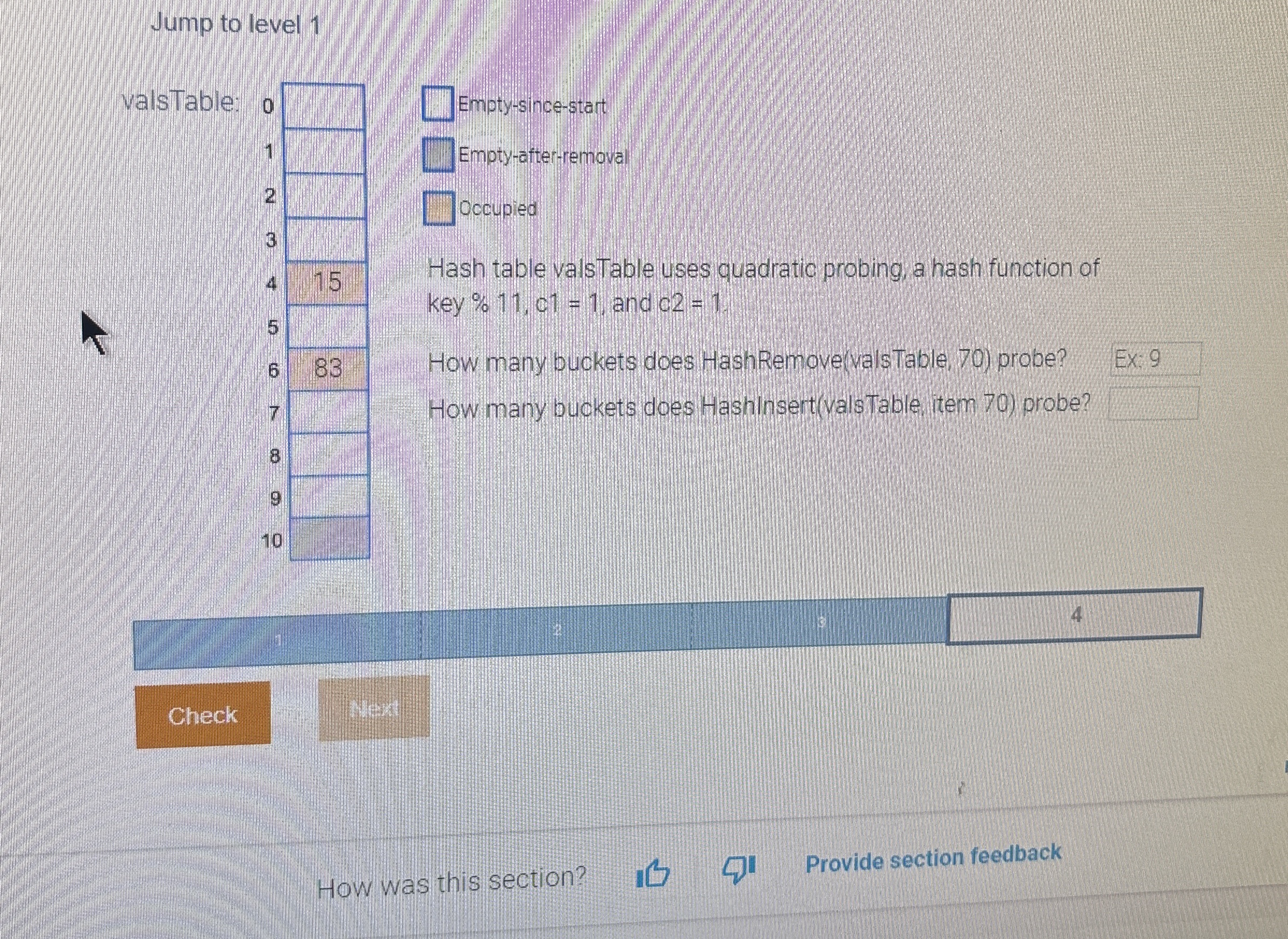 Jump to level 1 valsTable: 0 Empty - since -