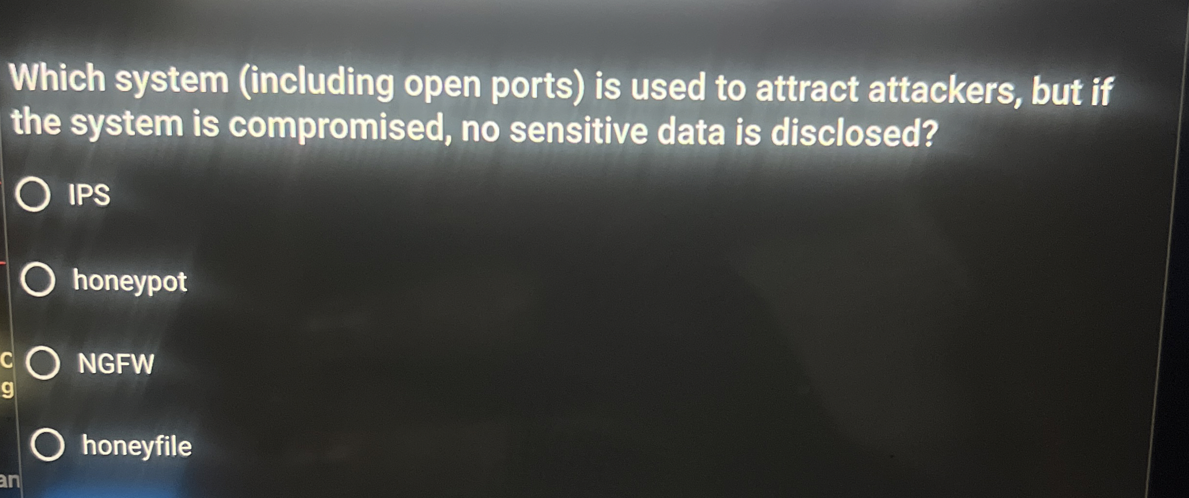 Which system ( including open ports ) is used to