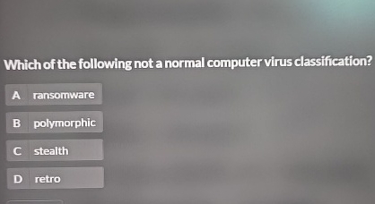 Which of the following not a normal computer