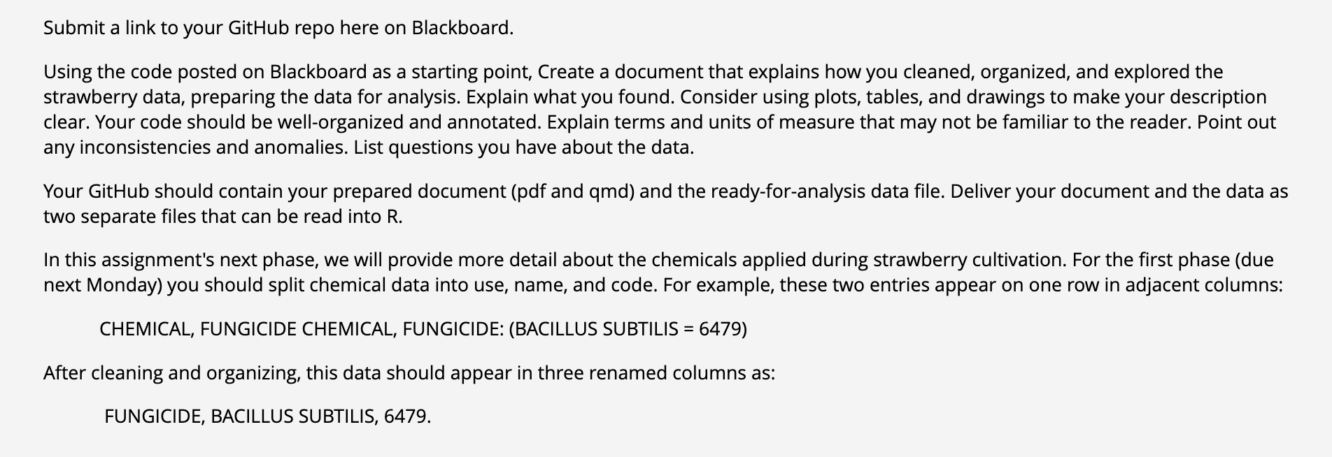 Create a document that explains how you cleaned,